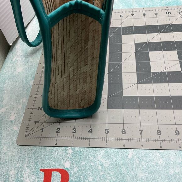 Colorful Graphic straw beach summerTote Bag - Picture 5 of 8